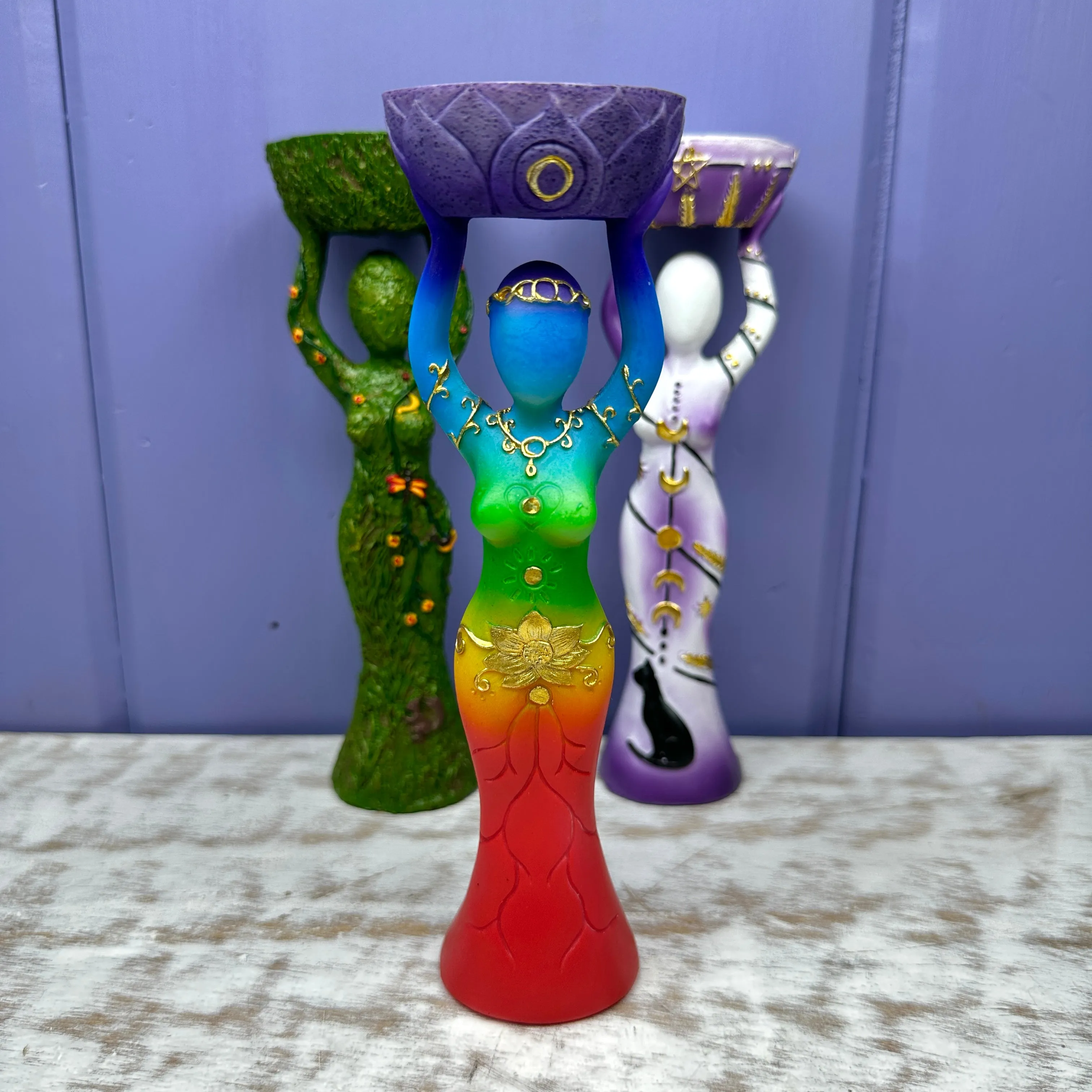 Goddess Candle Holders