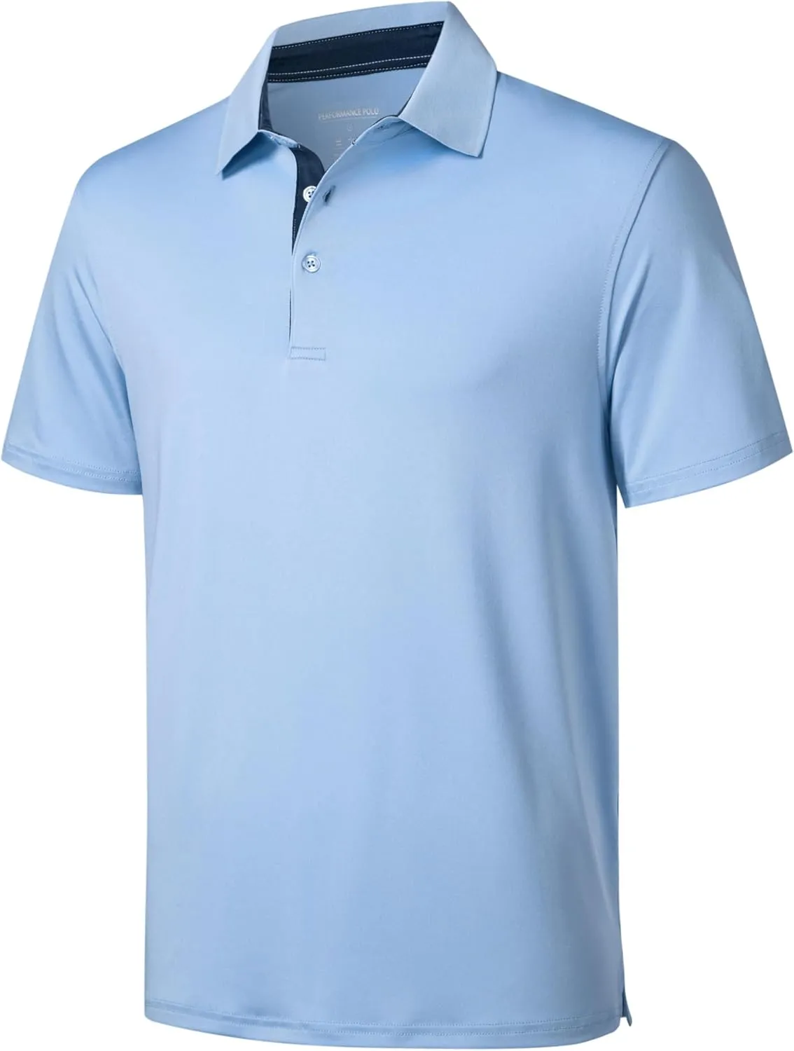 Golf Polo Shirts for Men Short Sleeve Moisture Wicking Dry Fit Performance Designed Collared Solid Casual Polo Shirt