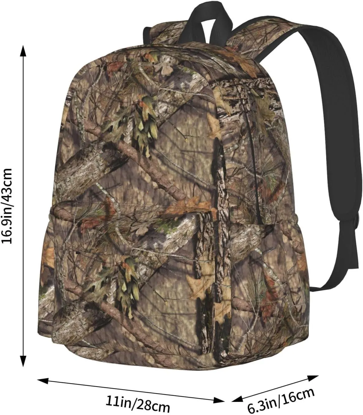 Hunting Camo Backpack Laptop Backpack Lightweight Backpacks Casual Daypack For Women Men Travel Hiking