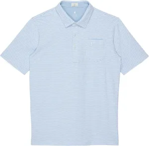 johnnie-O The Original Jr. Polo - Dante Stripe Gulf Blue / 16