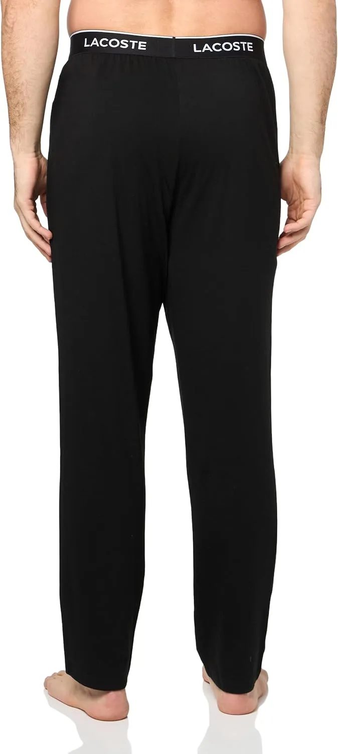 Lacoste mens Ultra Soft Cotton Jersey Pajama Bottoms