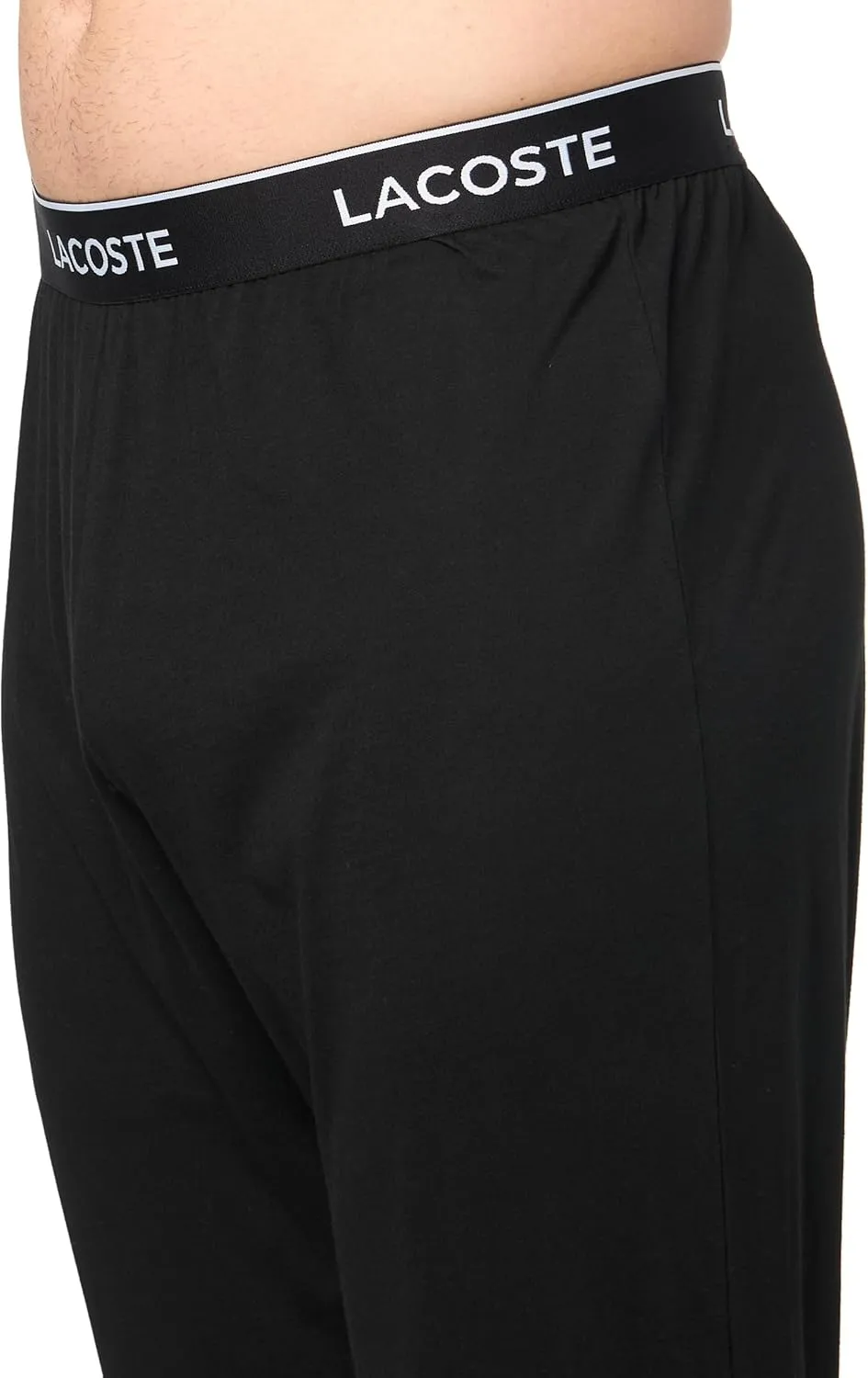Lacoste mens Ultra Soft Cotton Jersey Pajama Bottoms