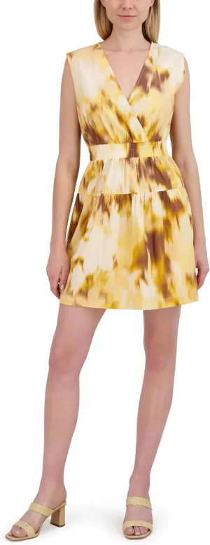 Laundry by Shelli Segal Women's Mini Summer Dress Elastic Waist, Lightweight, Flowy, Beach Sundress for 2025