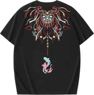 Men's T-Shirt Slim Fit Stand Collar Short Sleeve T-Shirts Basic Undershirt