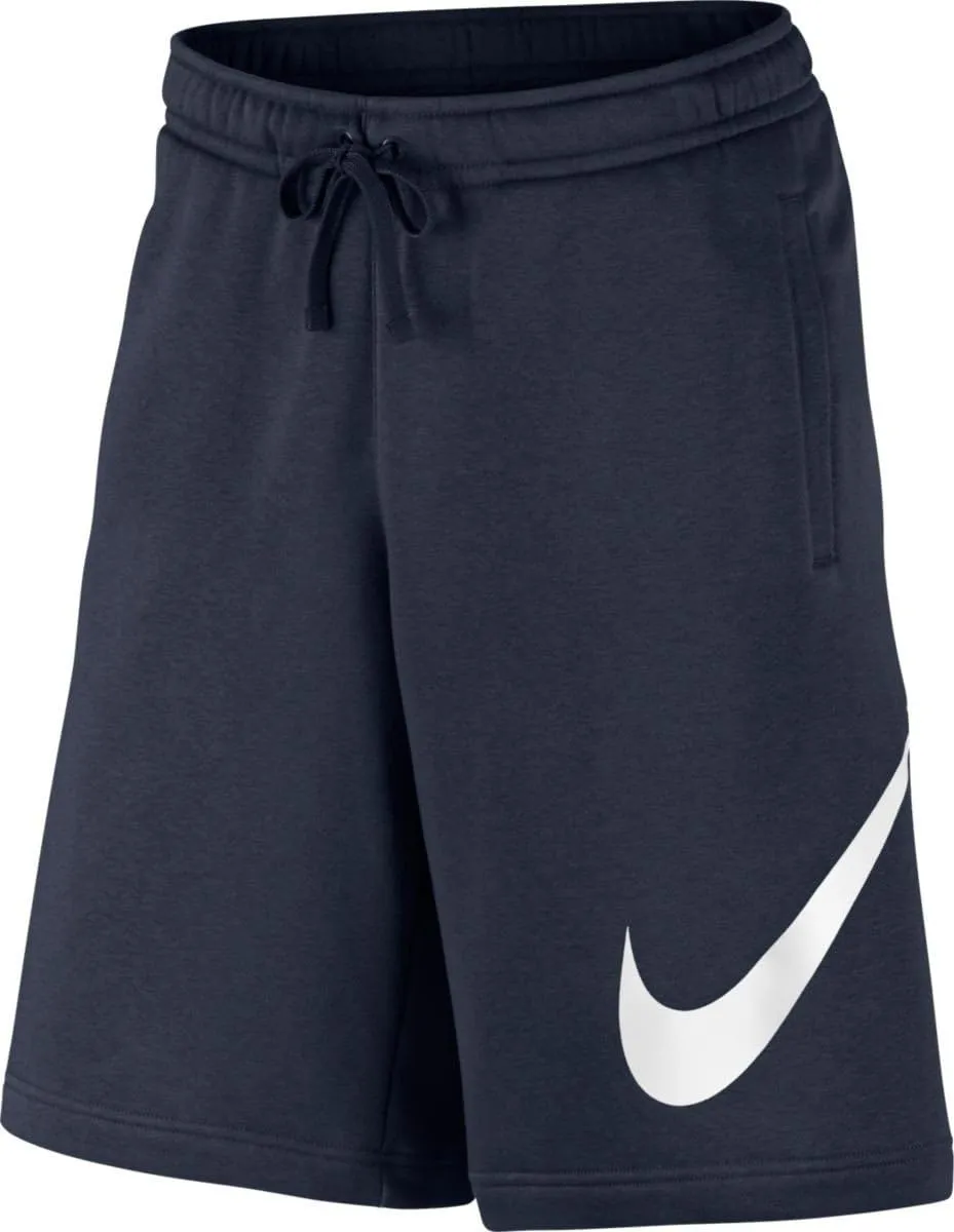 Nike Men's Sportwear Club Shorts, Obsidian/White, Medium