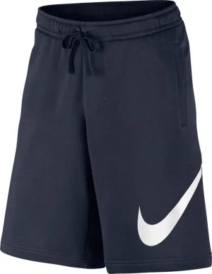 Nike Men's Sportwear Club Shorts, Obsidian/White, Medium