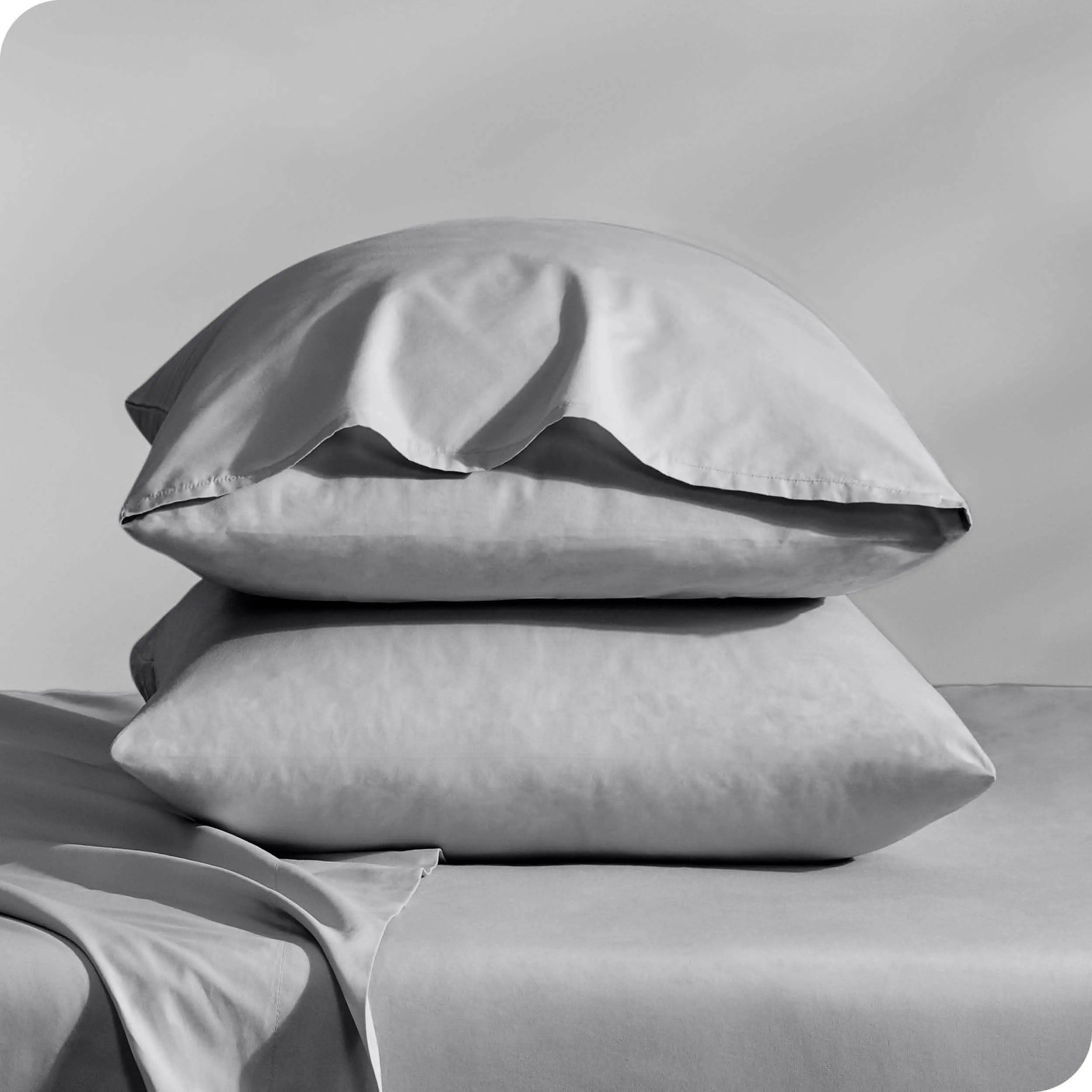 Organic Cotton Percale Pillowcase Set