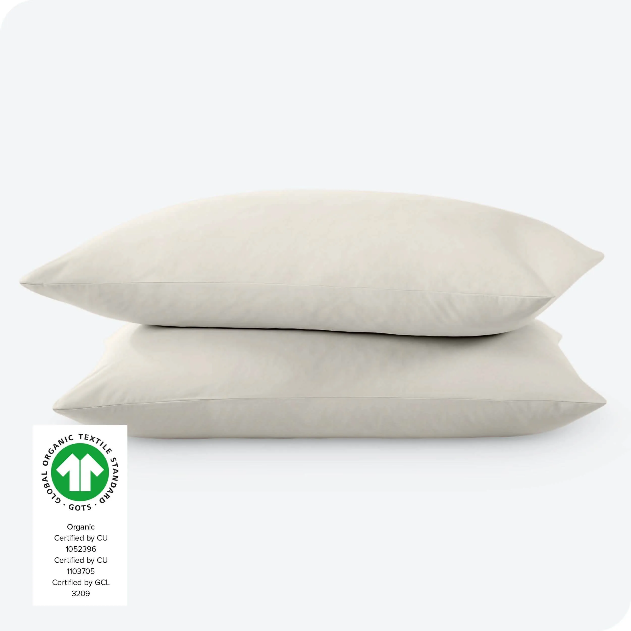 Organic Cotton Percale Pillowcase Set