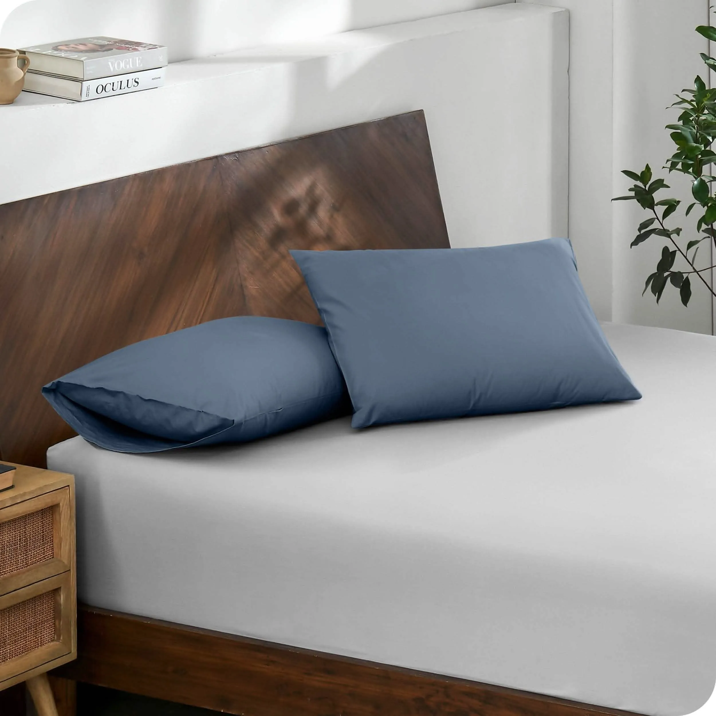 Organic Cotton Percale Pillowcase Set