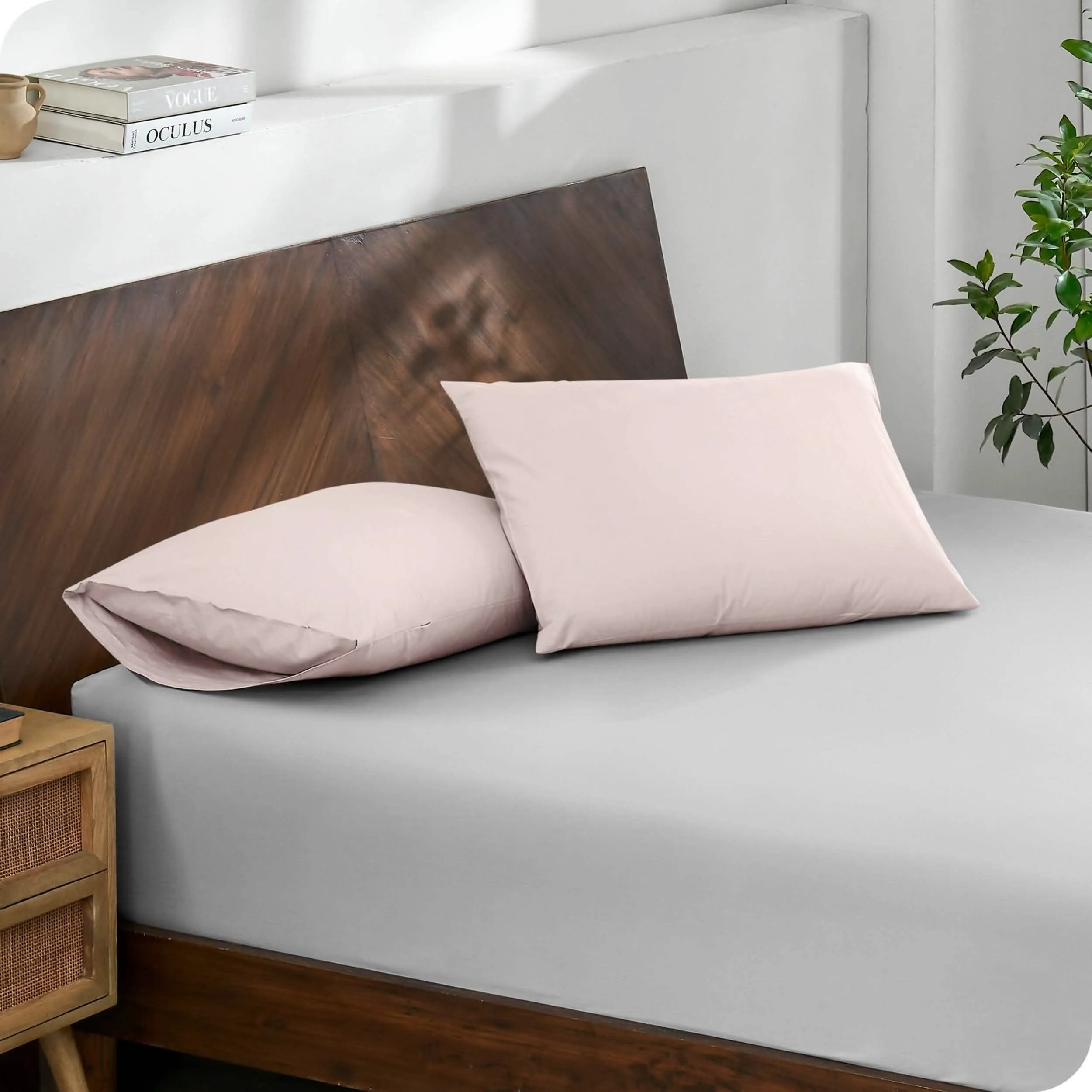 Organic Cotton Percale Pillowcase Set