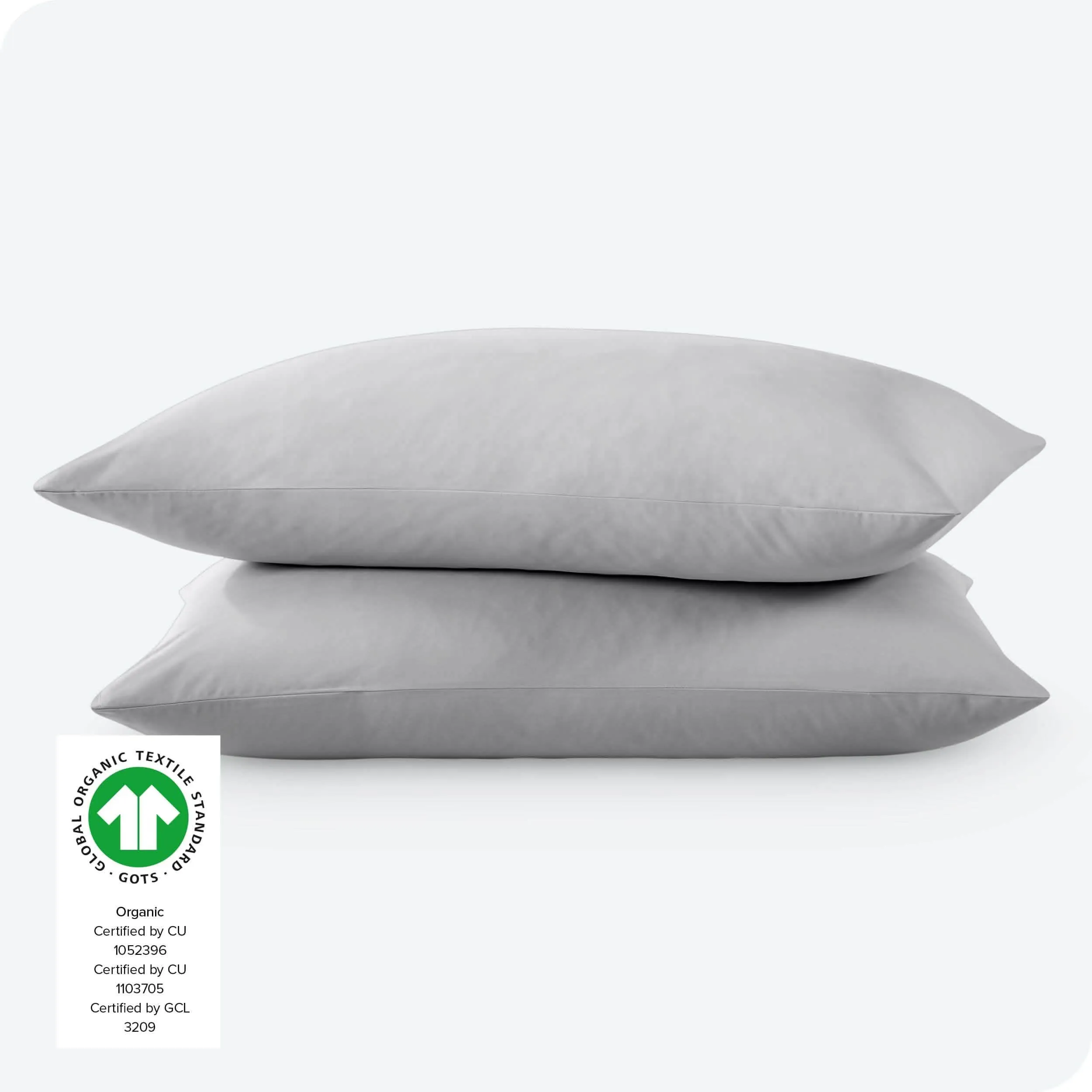 Organic Cotton Percale Pillowcase Set