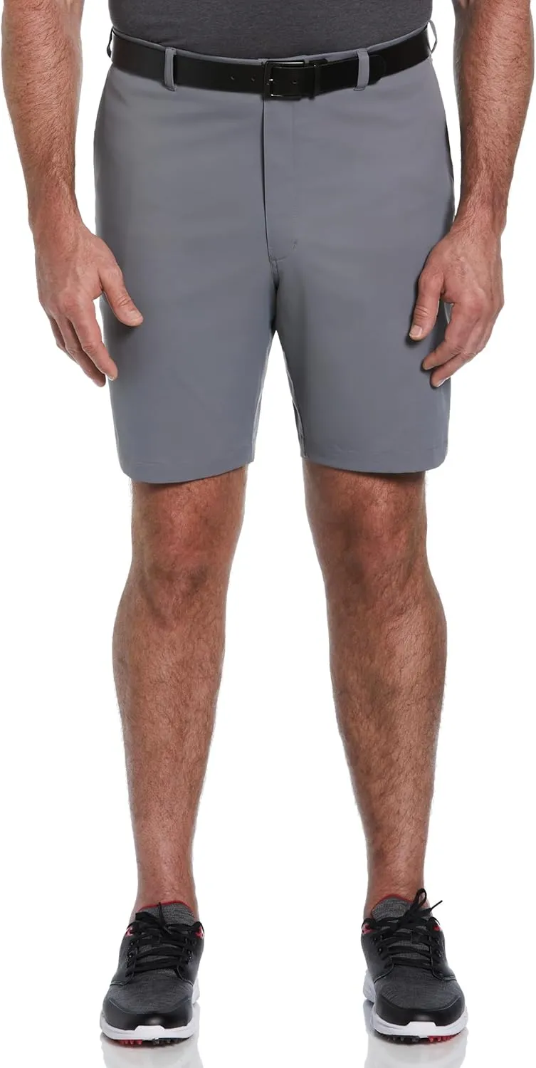 PGA TOUR Men's 9" Flat Front Golf Shorts with Active Waistband (Size 30-44 Big & Tall)
