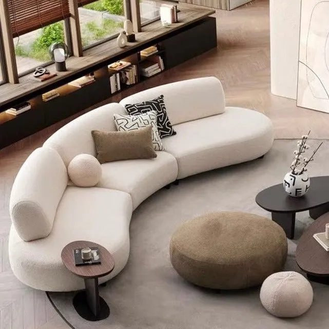 Regalia Boucle Curve Sofa