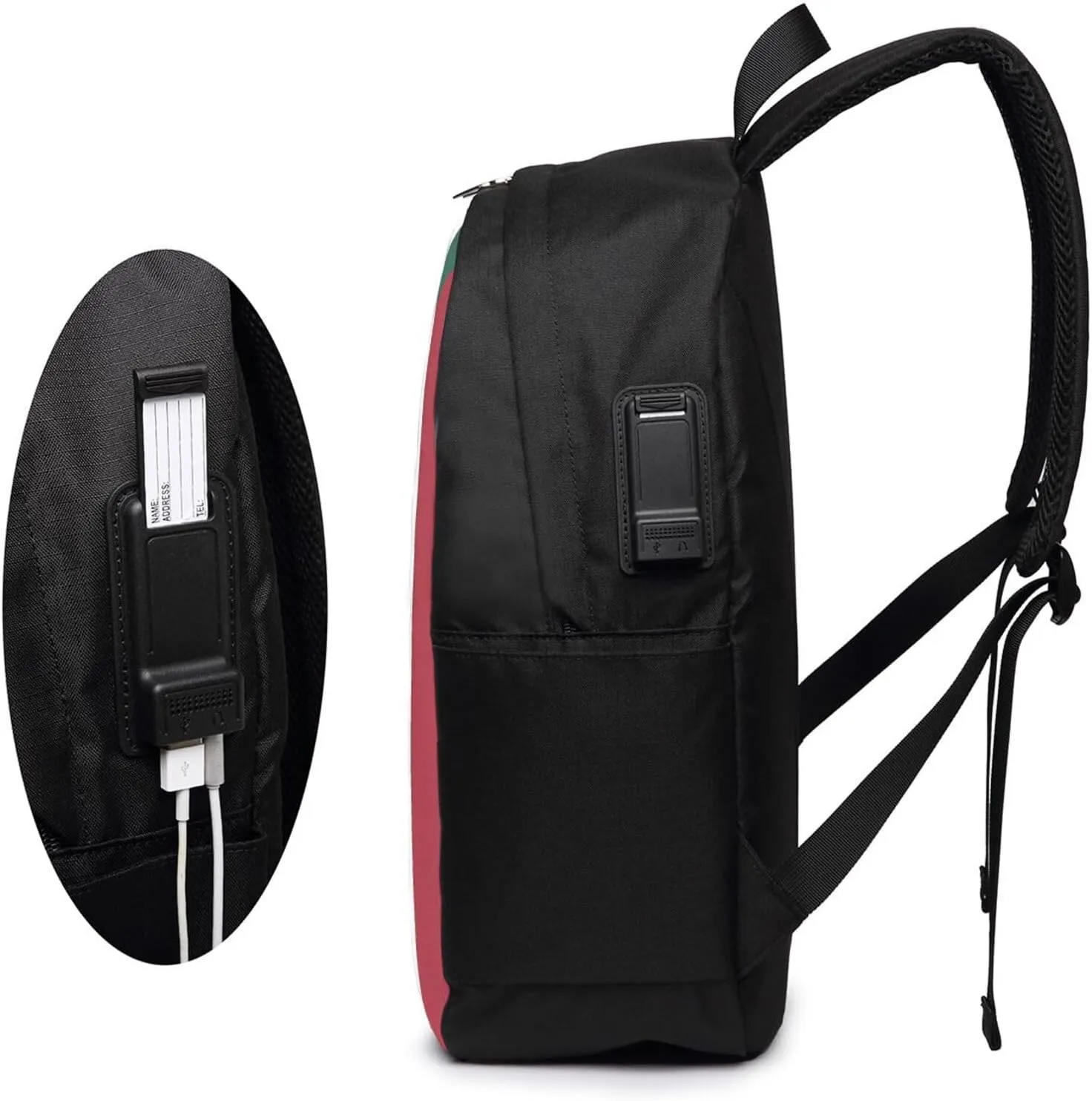 Ronaldo #7 Adult Backpacks Bag Laptop Bag Bookbag Usb Backpack 17 Inch For Daily