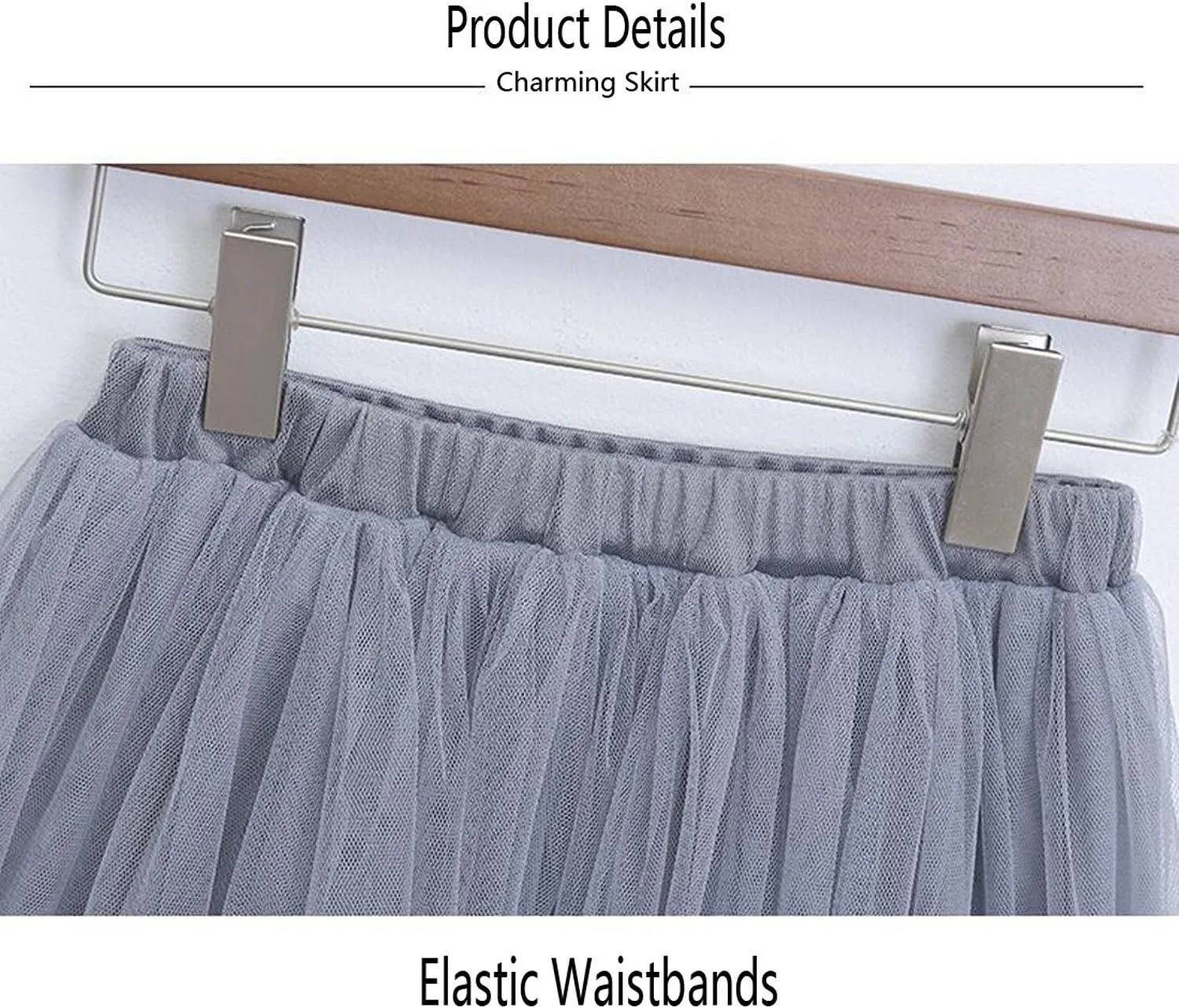 Sarahbridal Women's Tulle Petticoat Tutu Skirt Bridal Petticoat Underskirt 12021
