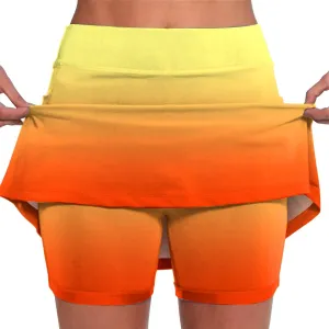 Skorts for Woman Tennis Skirt High Waisted Workout Golf Skorts with Shorts Underneath Quick Dry Gym Athletic Running Skirts
