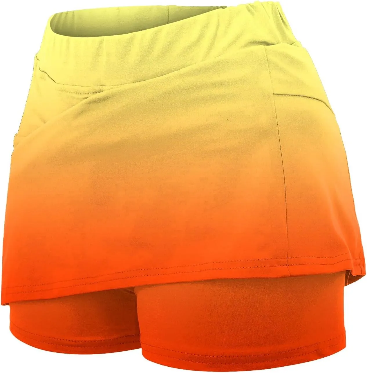 Skorts for Woman Tennis Skirt High Waisted Workout Golf Skorts with Shorts Underneath Quick Dry Gym Athletic Running Skirts