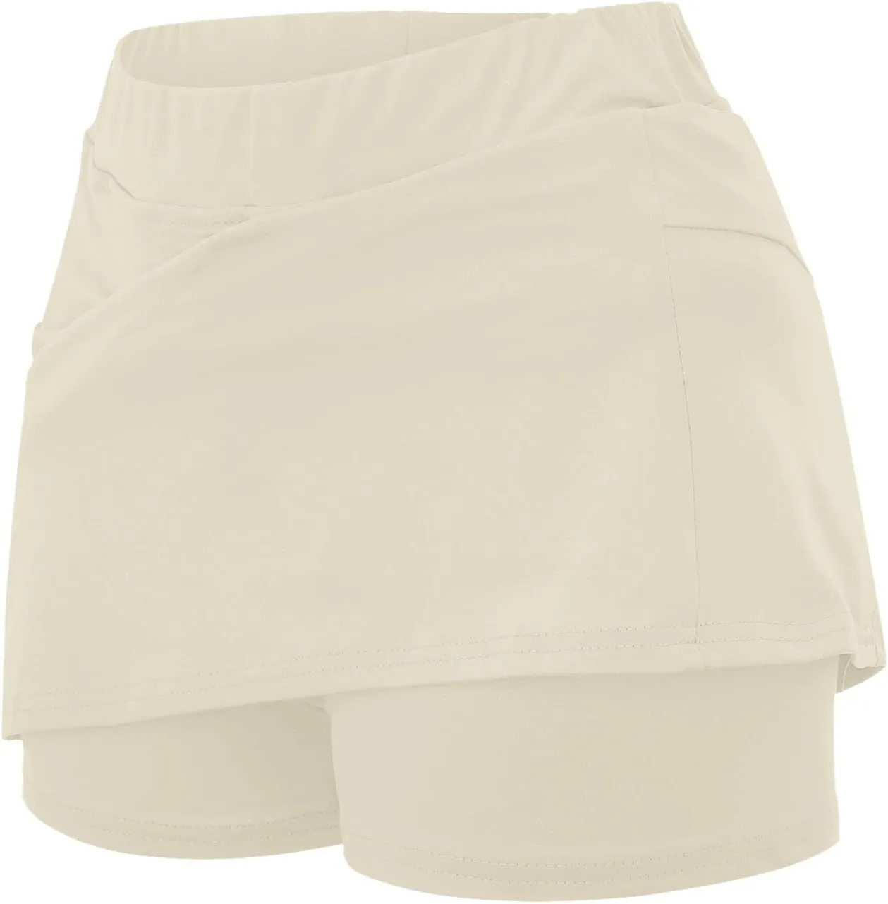 Skorts for Women Dressy Casual High Waist Tummy Control Skirt with Shorts Underneath,Plus Size Tennis Skorts with Pockets