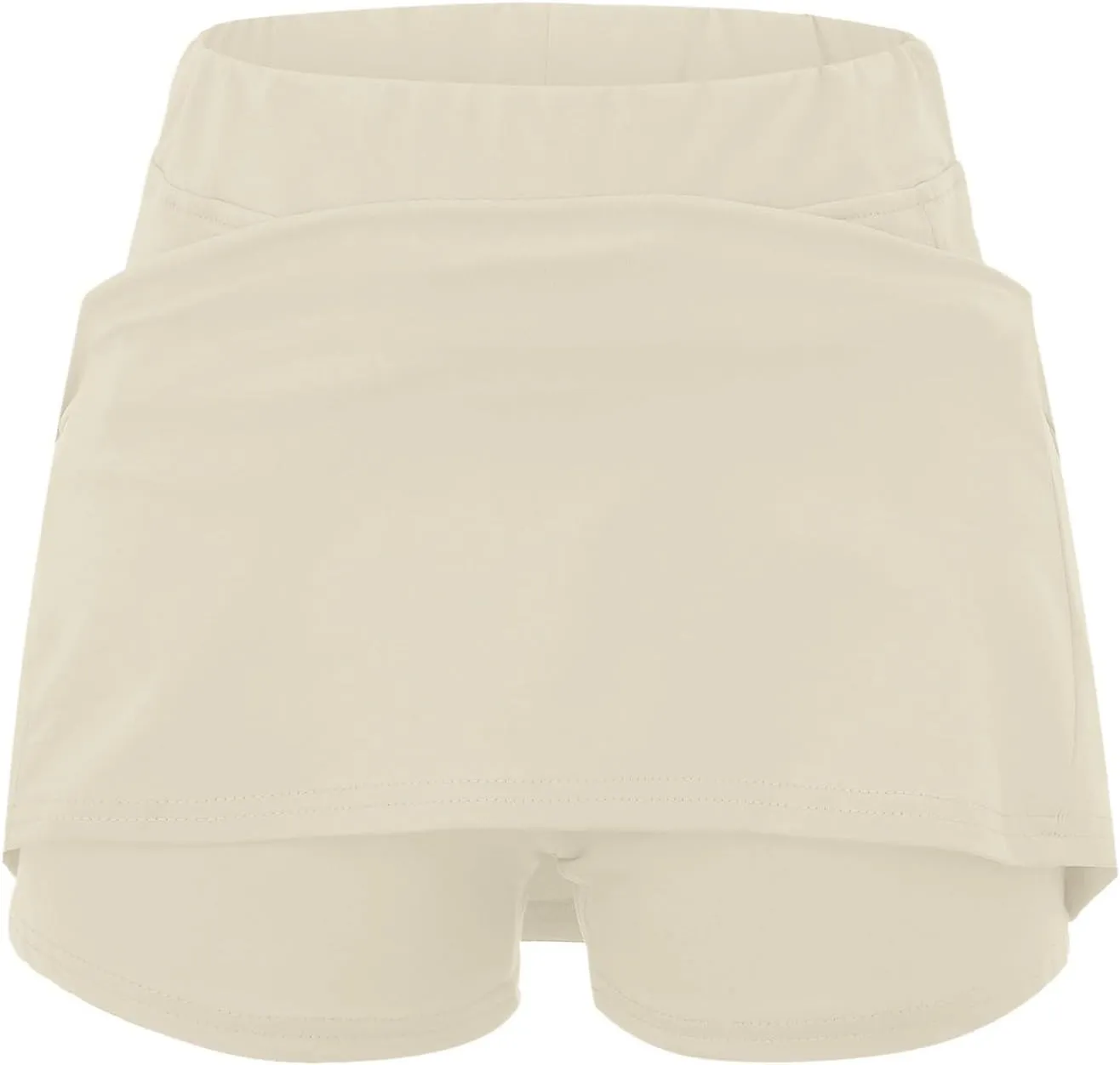 Skorts for Women Dressy Casual High Waist Tummy Control Skirt with Shorts Underneath,Plus Size Tennis Skorts with Pockets