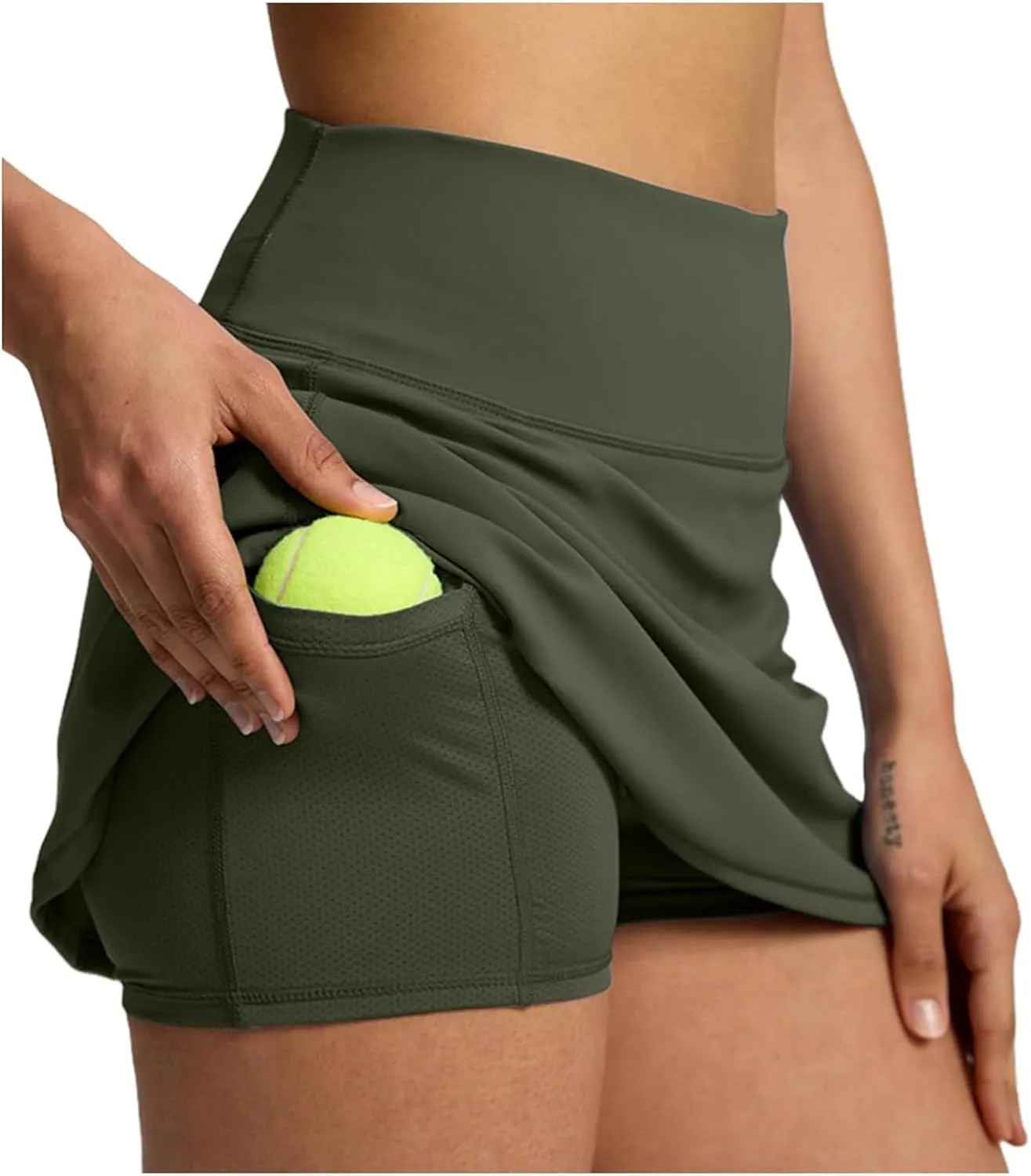 Tennis Skirts for Women High Waisted Athletic Workout Skort Summer Flowy Lightweight Tennis Golf Skirt with Pockets Todays DailyA2Ag, M