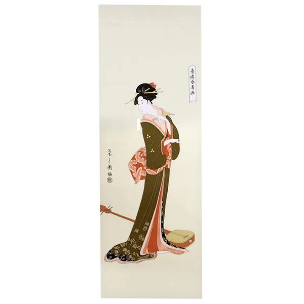 Tenugui, Japanese traditional towel / Cotton Cloth - Ukiyoe,Geisha
