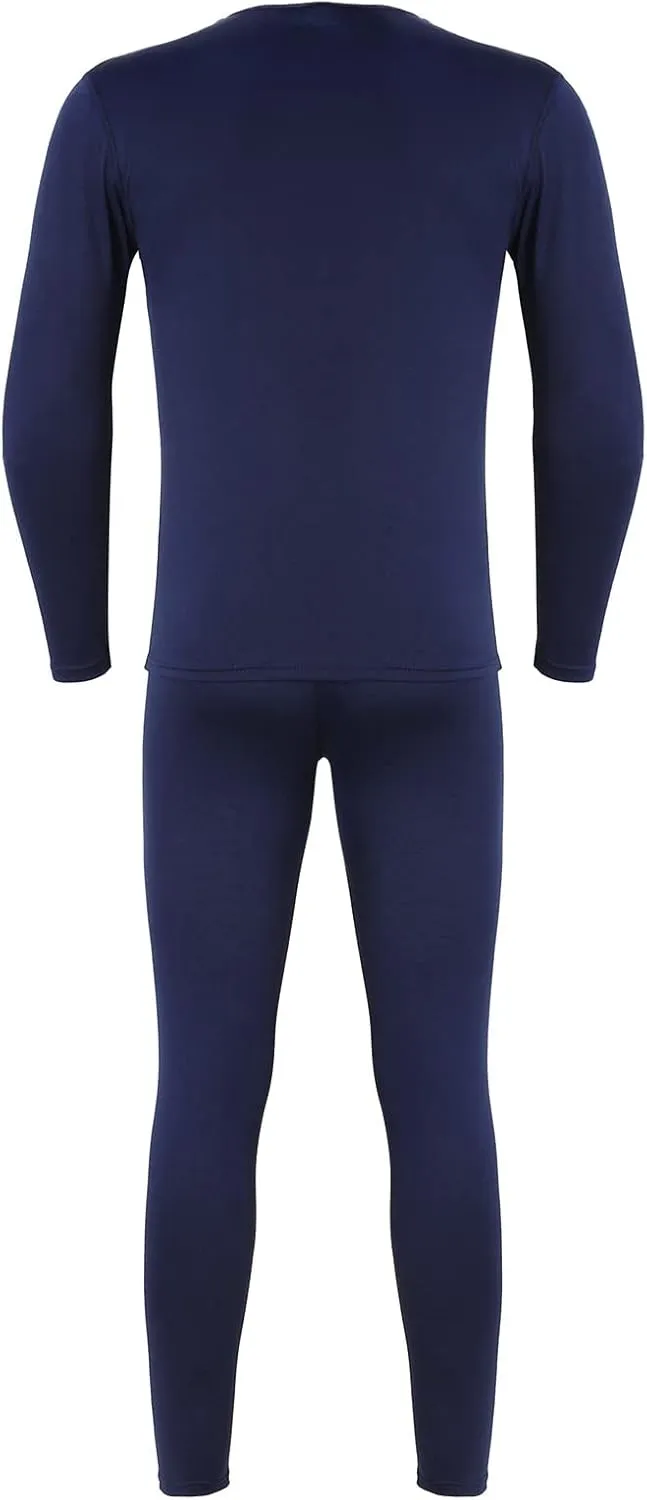 Thermal Underwear for Men Long Johns Simple Solid Color Thick Thermal Underwear Set Leggings Base Layer Cold Weather