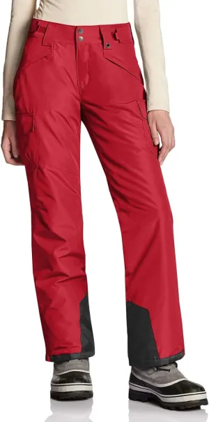 TSLA Women's Winter Snow Pants, Waterproof Insulated Ski Pants, Ripstop Snowboard Bottoms