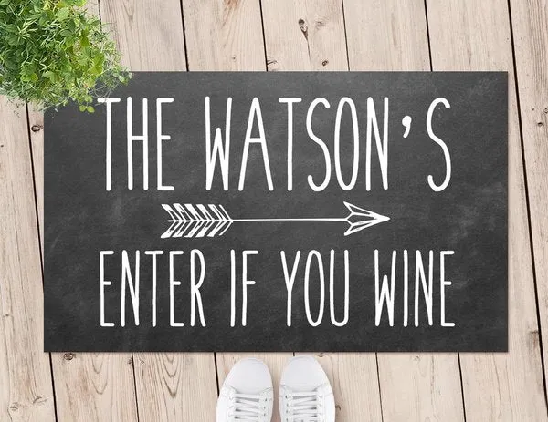 Wine Door Mat