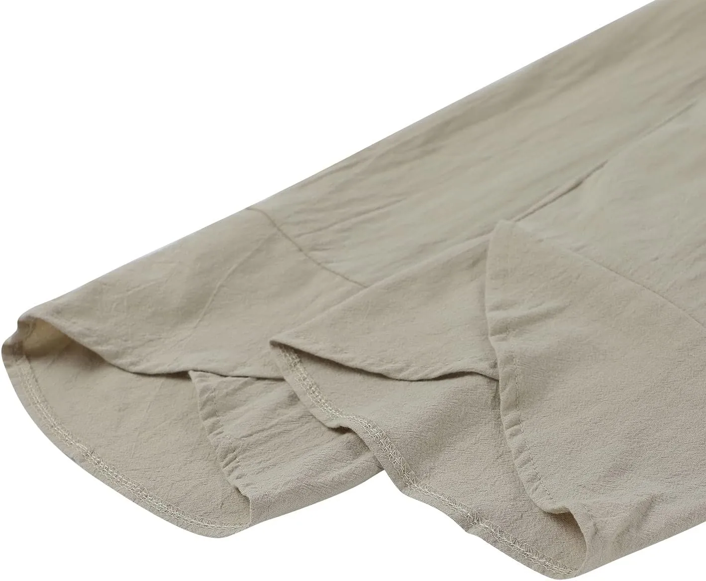 Women Summer Cotton Linen Niners Pants Wide Leg Middle Waist Loose Casual Trousers Beach Pant Outfits