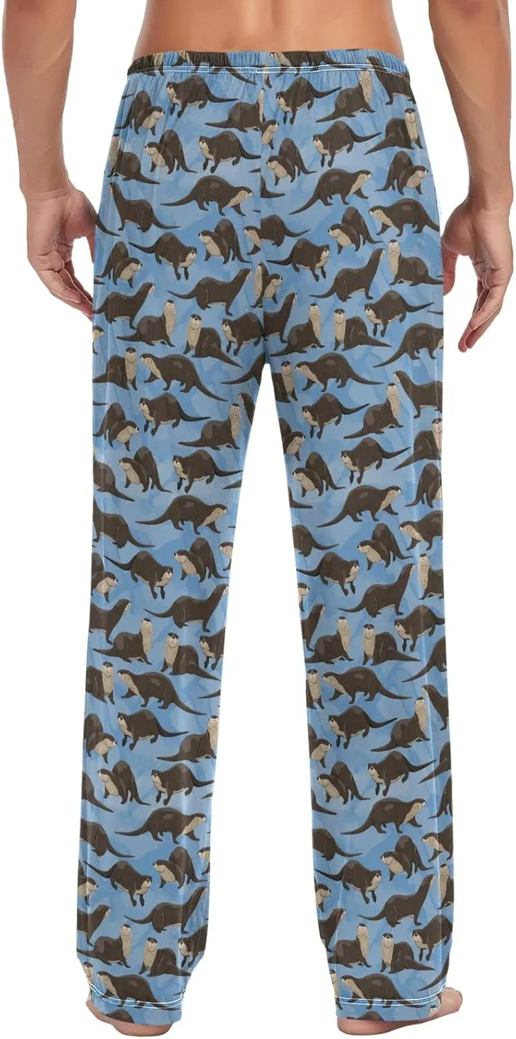 ZZXXB Soth Devil Plaid Pajama Pants for Men Comfort Sleep Lounge Bottoms Straight-fit with Pockets S-XXL